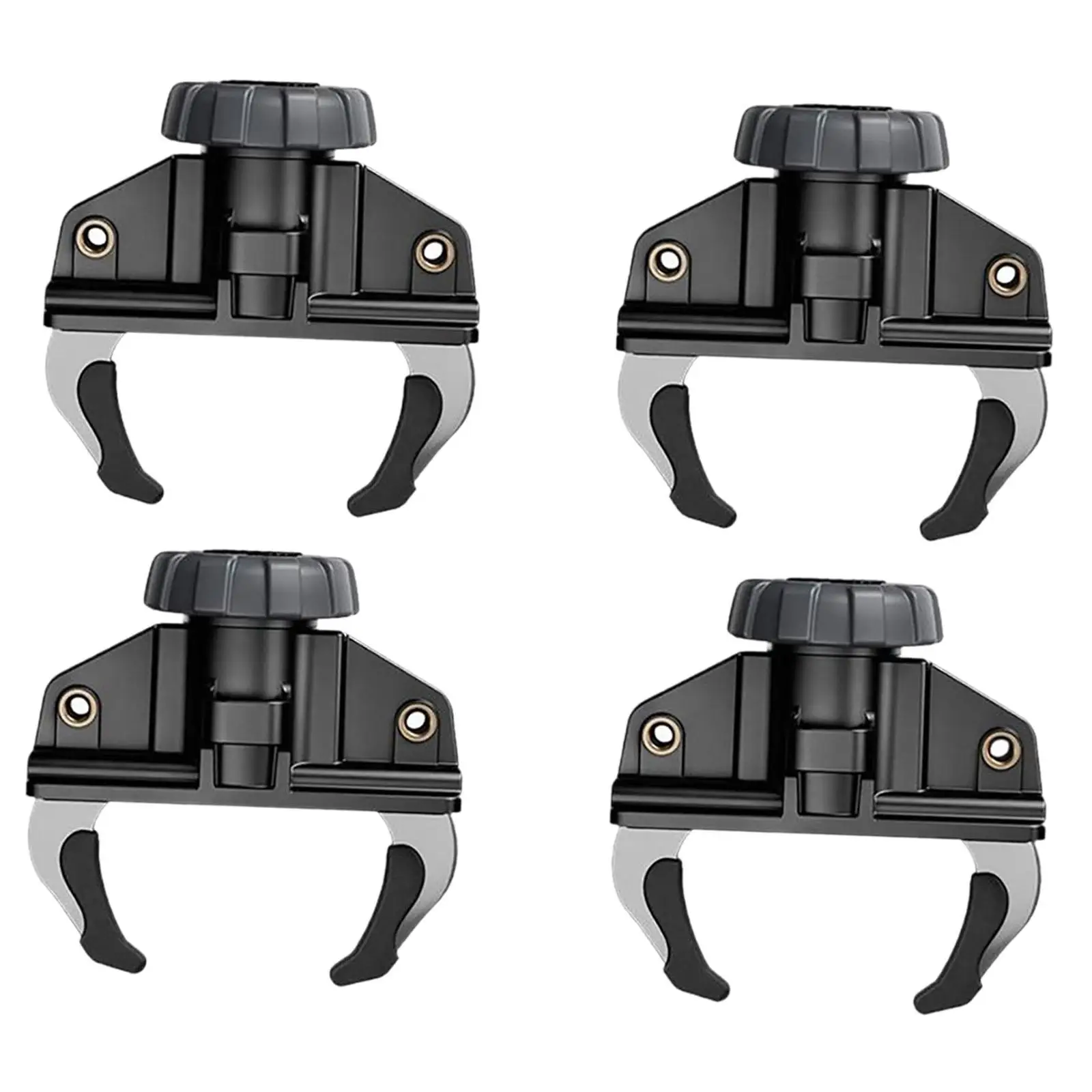 Roof Luggage Box Quick Clamps Universal Aluminum Mounting Clips for Car Roof Rack Strong Grip for Long Journeys