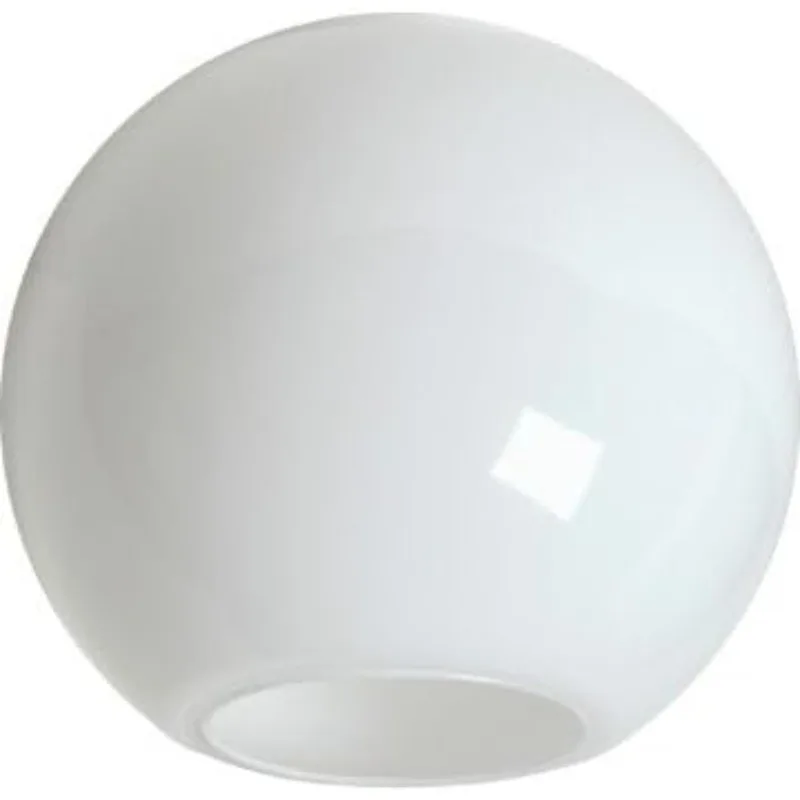 

12 Inch White Acrylic with 5.25 Inch Neckless Opening