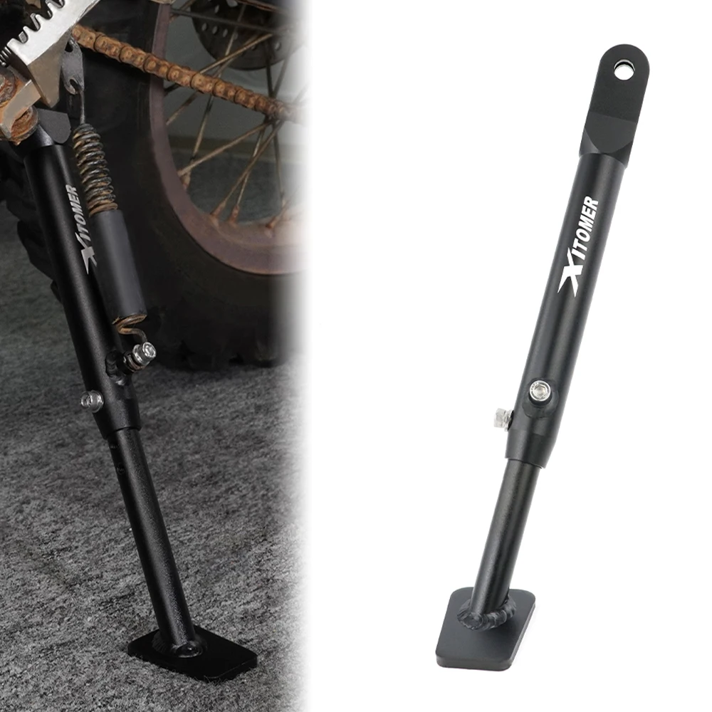 

For Yamaha XT 250 XT250 2008-2021 2022 2023 2024 2025 Foot Support Bracket Motorcycle Aluminum Adjustable Kickstand Side Stand