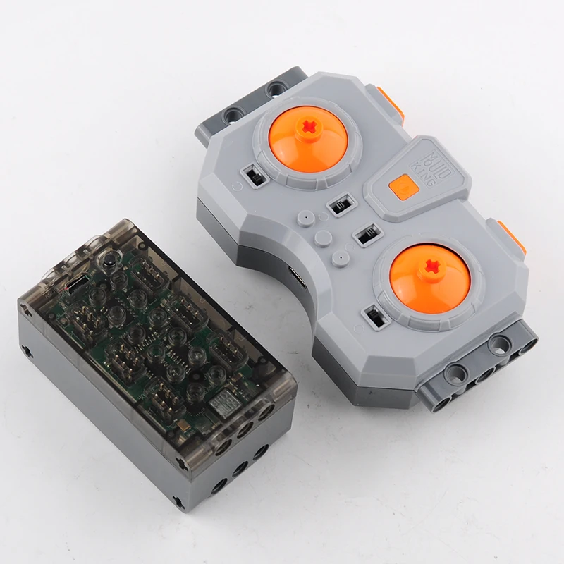8 vie/4 vie programmabile 6CH APP batteria al litio scatola telecomando Set Moc Building Blocks controllo della velocità PF Mattoni parti fai da te