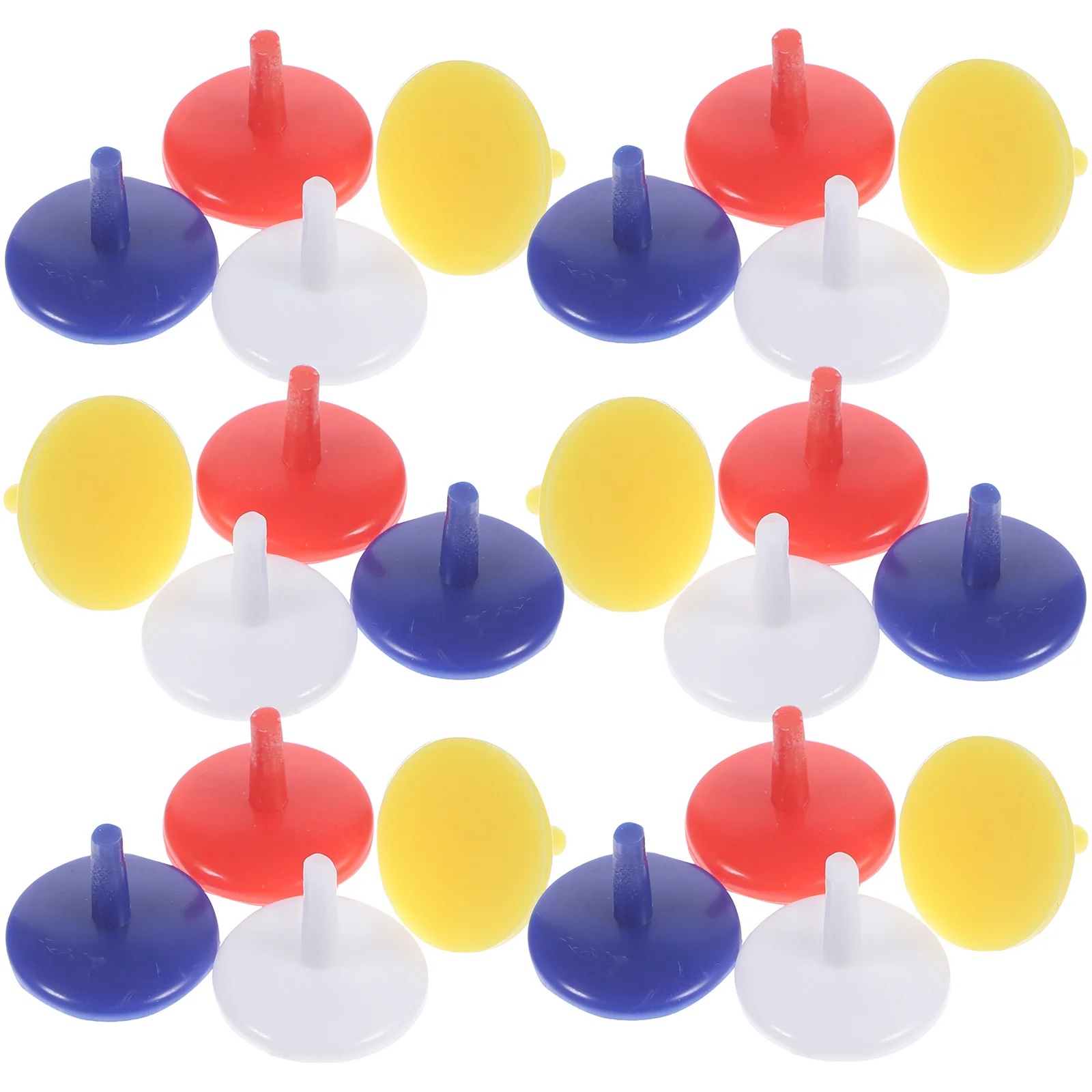 50 Pcs Golf Ball Mark Indoor Marking Marker Tool Alignment Dime Size Markers String