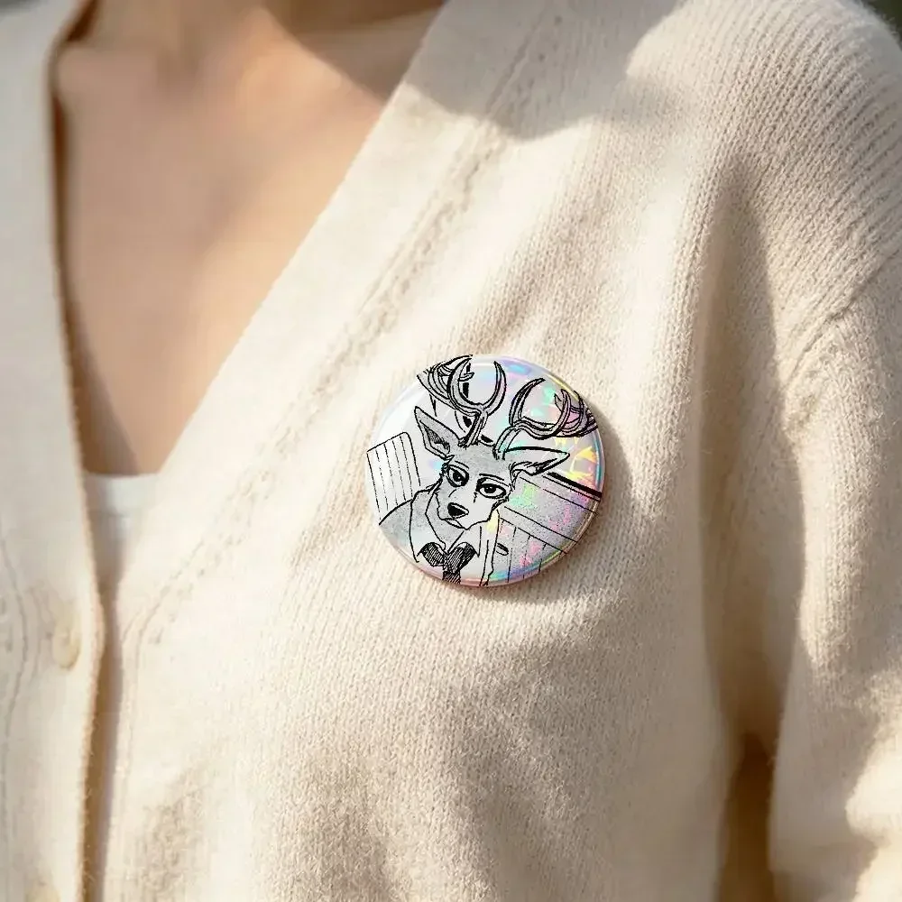 L-Louis Badge Pins For Friend, Backpack, Clothing, Collectible Accessories, Jewelry Gift