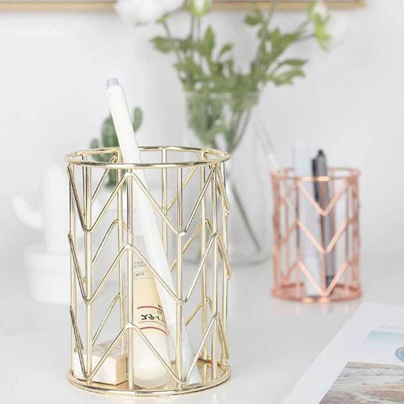 1Pc Holle Pen Potpothouder Make-Up Borstels Opslag Bureaucontainer Organizer