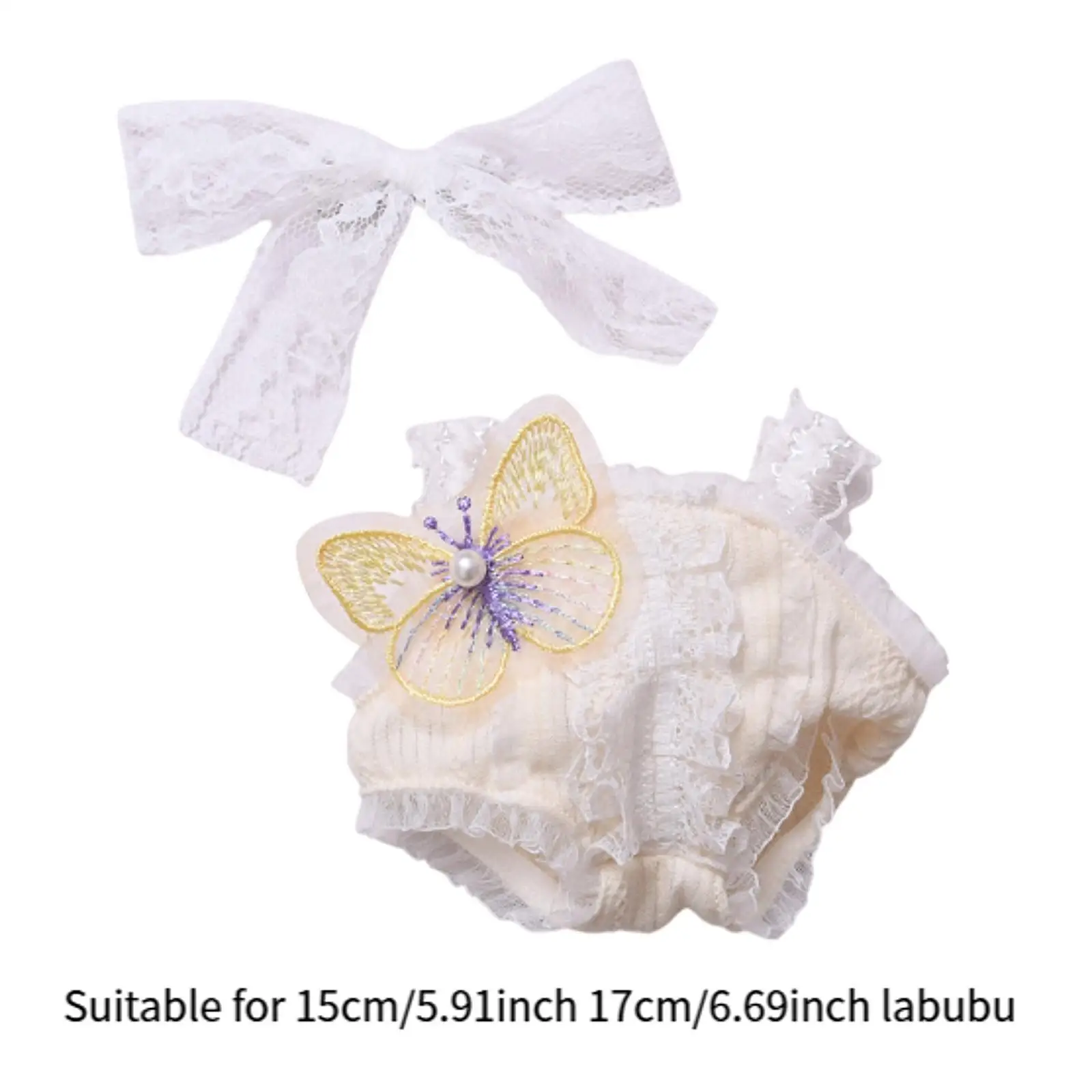 2x17 cm Vestiti per bambole Arco Copricapo Decor Accessori Costumi Ciondolo Pagliaccetti per bambole Set per età 5-7 8-10 Bambine Regali per bambini