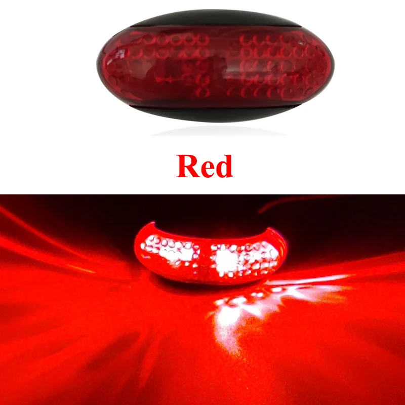 4PCS 12V LED 24V Stop Signal Side Lights Universal LED Car Trailer Truck Side Marker Indicator Light Lorry Lamp for Scania