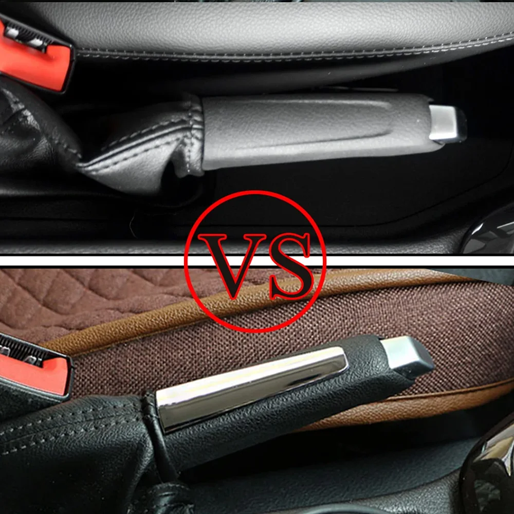 For Ford Focus 2 3 4 MK2 MK3 MK4 2009 - 2017 ABS 1Pc/set Car Hand Brake Trim Handbrake Handle Cover Stickers Accessories