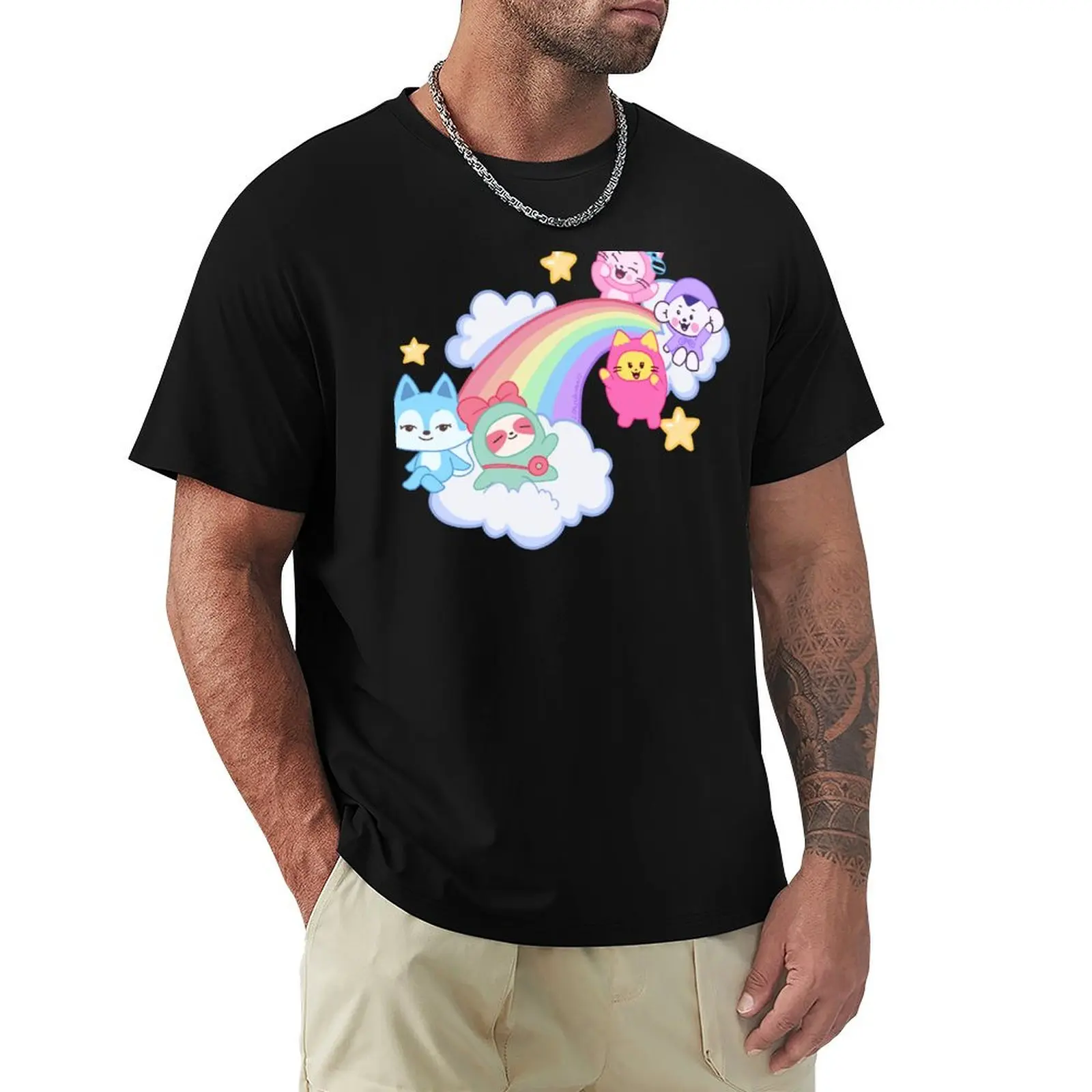 

ITZY (WDZY) All Members (Pride) Rainbow T-Shirt Functional Casual Short Sleeve Tee