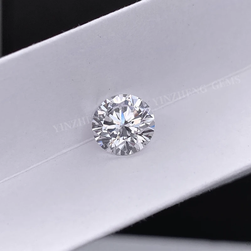 YinZheng 실험실 그로운 다이아몬드 IGI 인증서 CVD 라운드 컷 3.0-3.99ct 실험실 그로운 다이아몬드, EF 컬러 VVS2 ID EX EX 실험실 다이아몬드