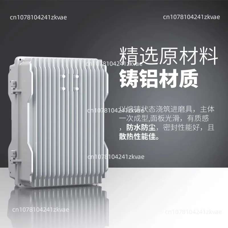 IP67 Outdoor Ribbed Steel Sheet Aluminum Telecom Enclosure Electric Gabinetes Wifi Antenna CATV Aluminum Enclosure