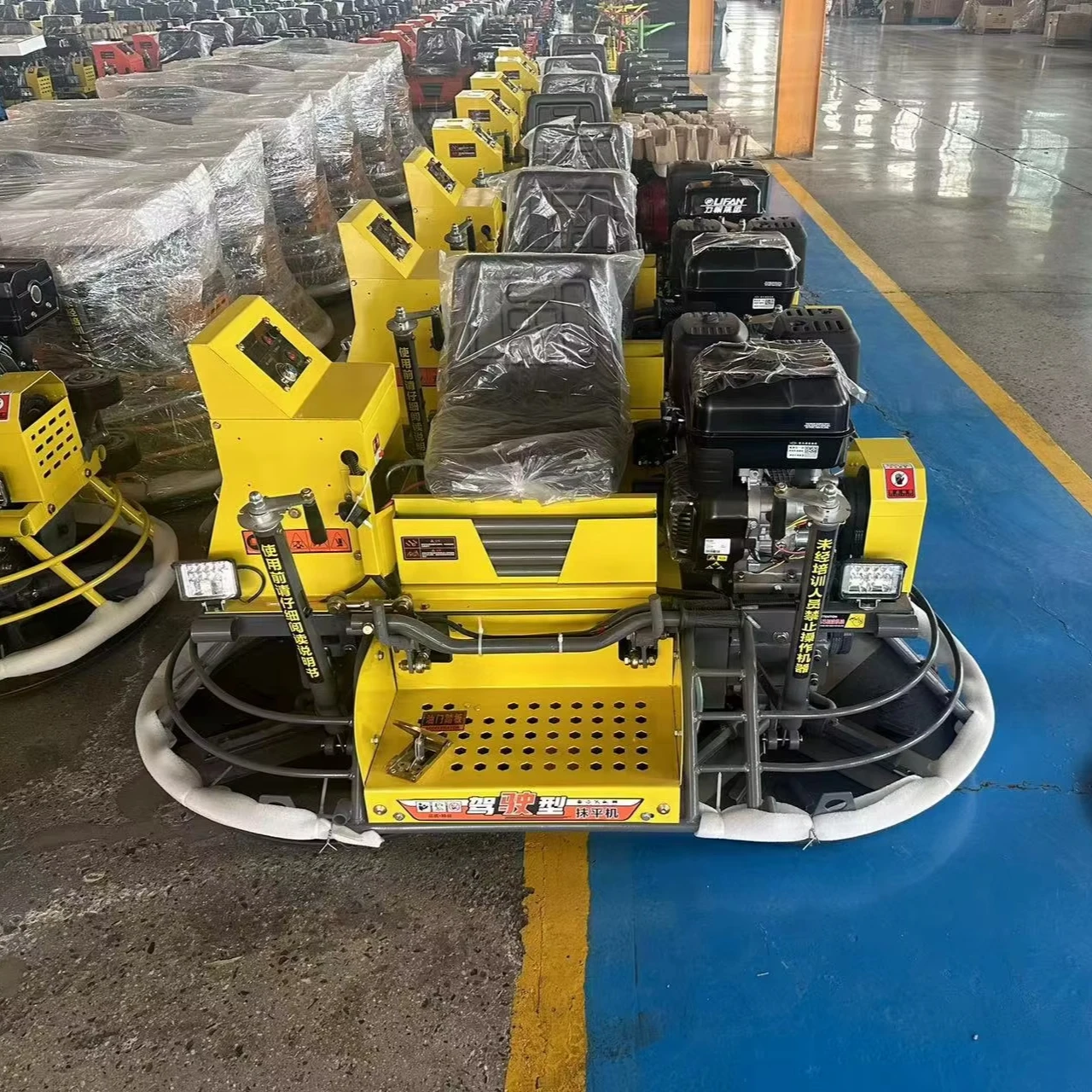

Super Promotions Construction Concrete Tool Gasoline Engine Ride on CE Power Trowel 800mm Finishing Machine