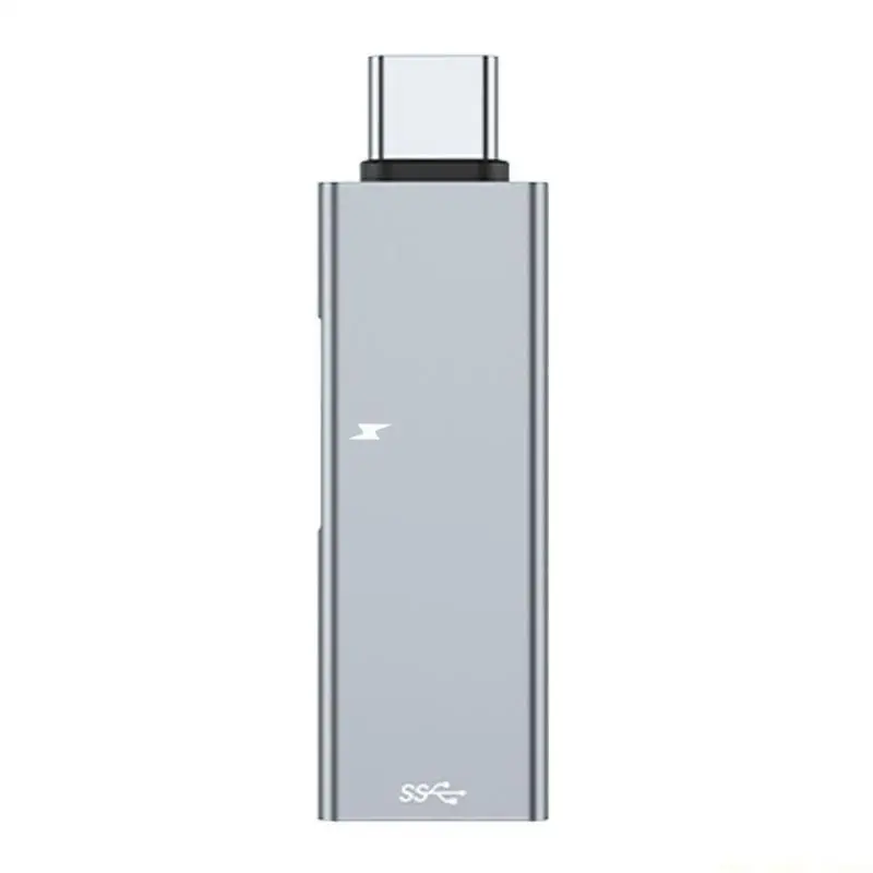F62C Type C to USB Female + Type C Female (Power Delivery)  Adapter USB Mouse, Keyboard, Card Reader and More