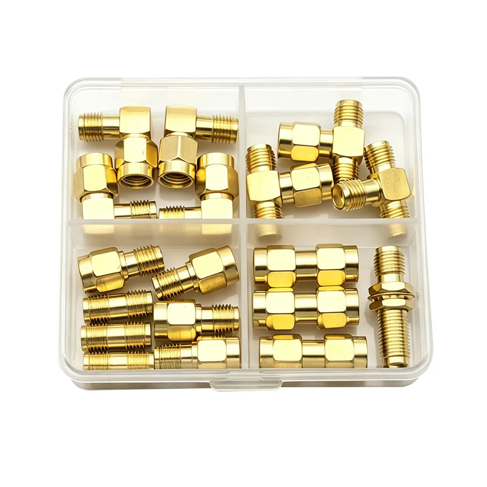 kit-de-conectores-sma-18-pecas-caixa-adaptador-coaxial-rf-sma-rp-sma-macho-e-femea-para-antenas-de-drones-fpv-roteadores-wifi-e-radios-sem-fio