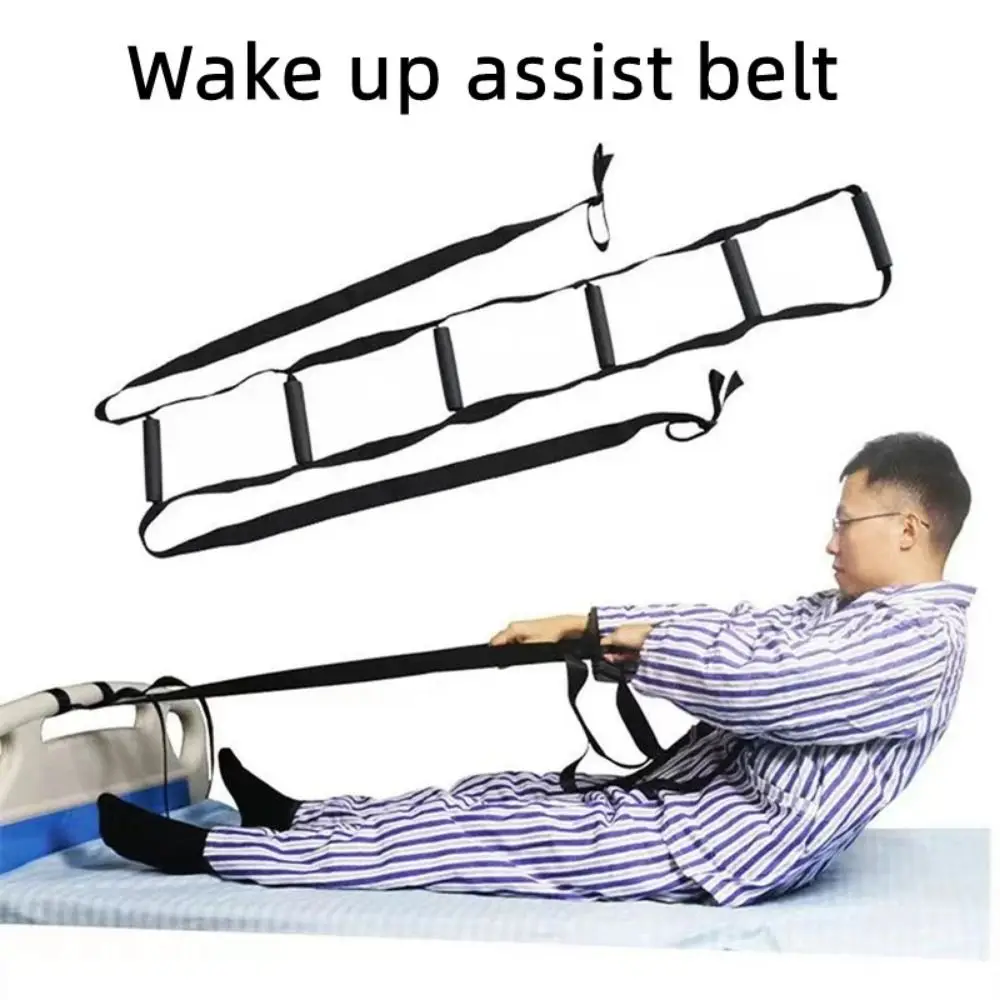 Adjustable Length Get Up Aid Assist Strap 3/4/6 Handrails Bed Ladder Assist Lift Device Rope Ladder Bed Rail Assistance