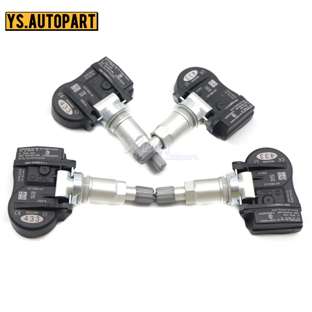 68252495AC Car TPMS Tire Air Pressure Sensor Monitor Systems For Dodge Durango Jeep Grand Cherokee 6.4L SRT 2016- 2020 433MHz