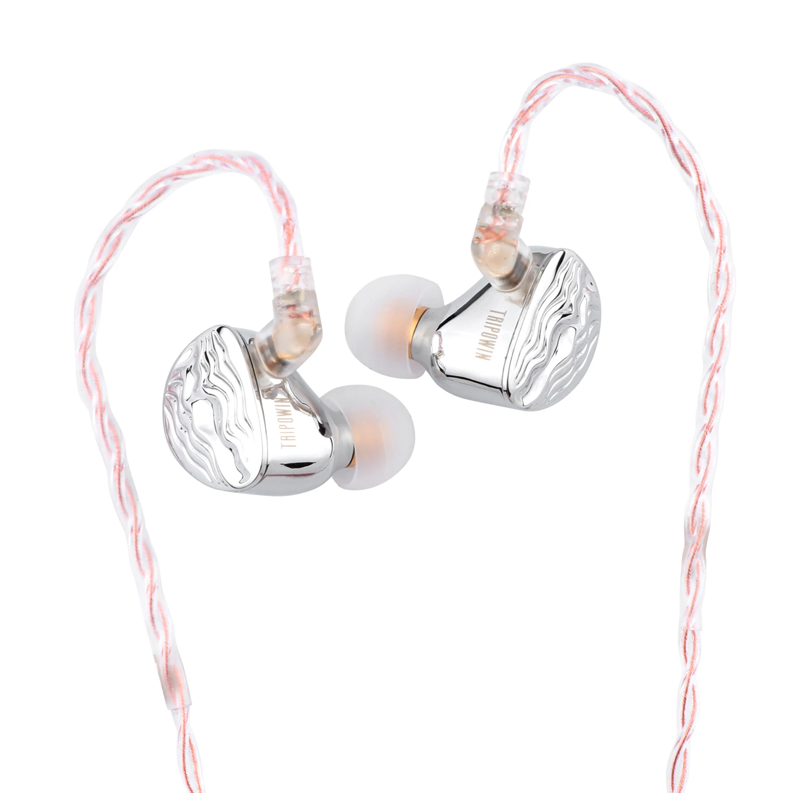 Tripowin Piccolo 11mm Dual-Cavity LCP Dynamic Driver Earphones  with Detachable High-purity Cable