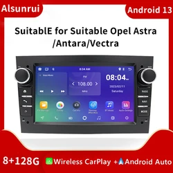 4G Carplay 2 din Android 13 Car Screen For Opel Vectra C Zafira B Corsa D C Astra H G Jvivaro Meriva Multimedia Stereo GPS Radio