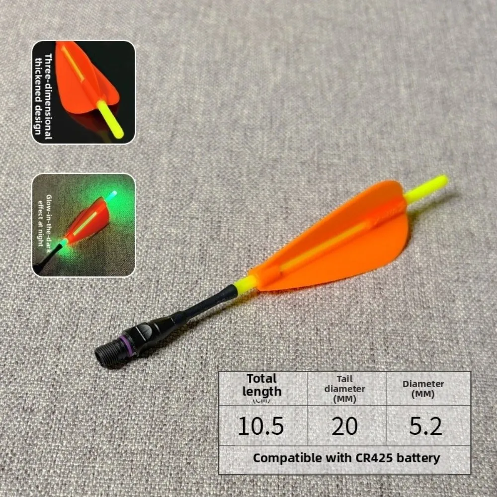 Optical Fishing Floats Eye-catching DIY LED Electric Bobbers Light Sticks 360-degree rotation Luminous Light Sticks
