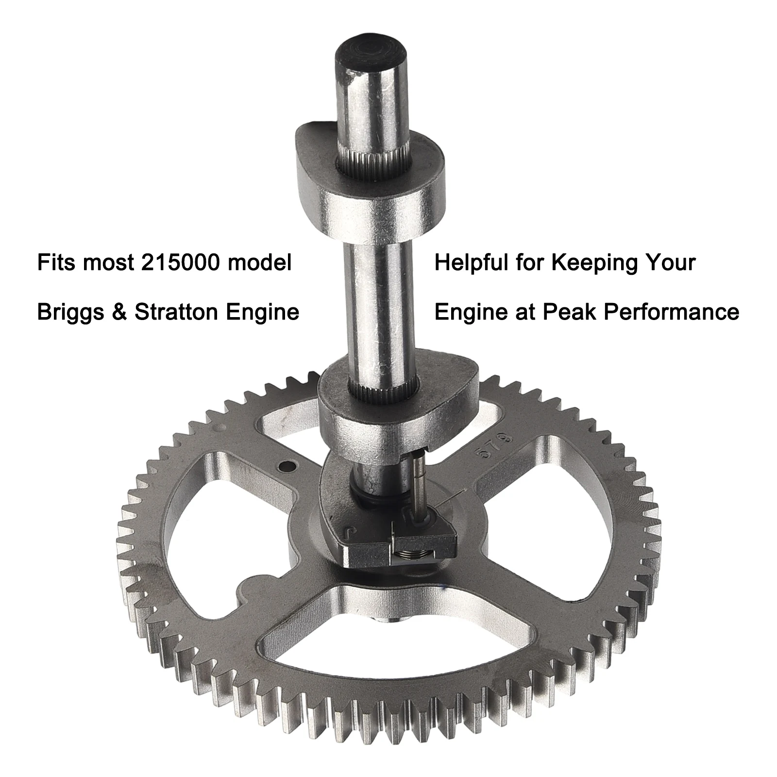 For 84005207 Camshaft Compatible with 74433 74573 74582 71252 71253 Riding for Lawn Mower Camshaft  For 84005207