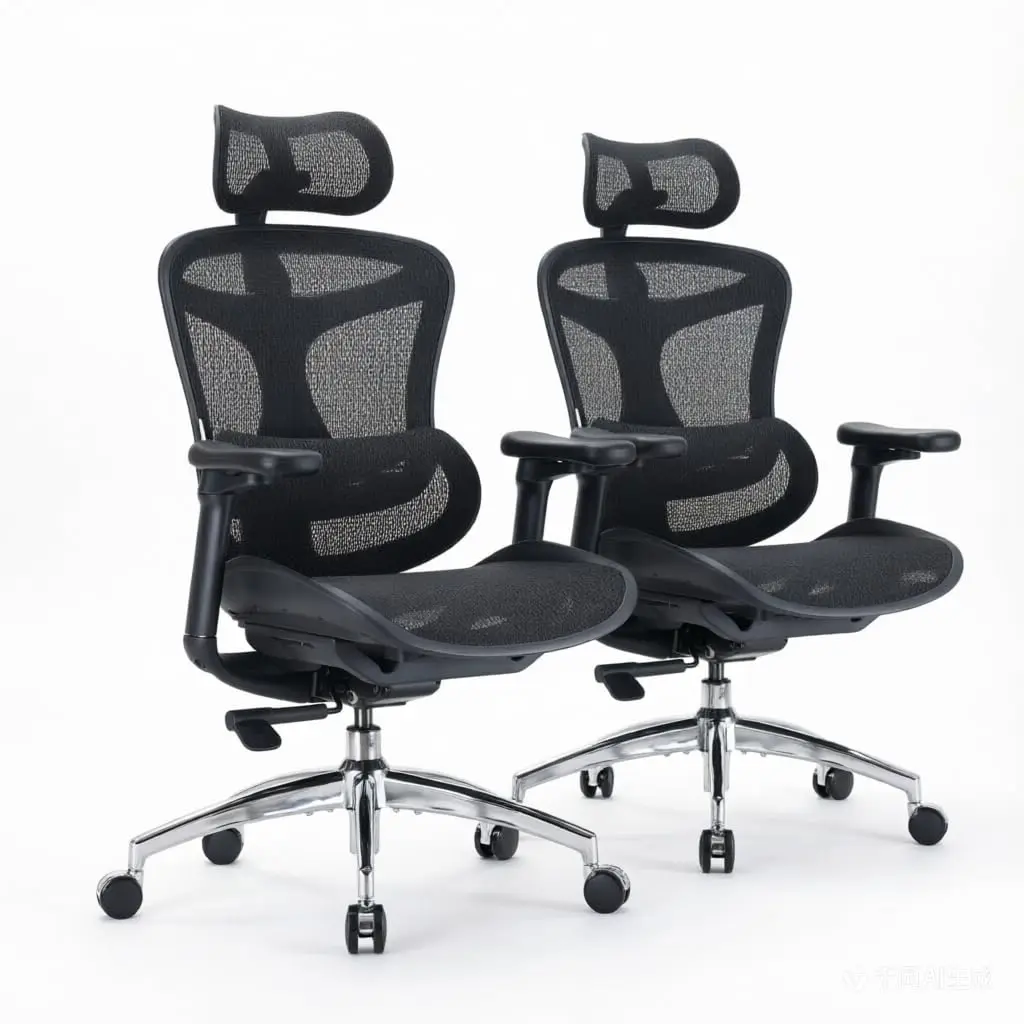 Ergonomic Office Chair with Ultra Soft 3D Armrests Adjustable Lumbar Support Breathable Mesh Home & Work Desk Chair, Customized