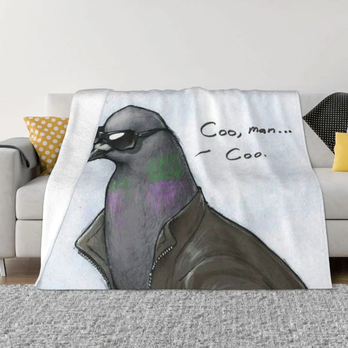 

Одеяло Coo' Man Coo' голубь аниме одеяло для кровати одеяла и одеяла плед одеяло
