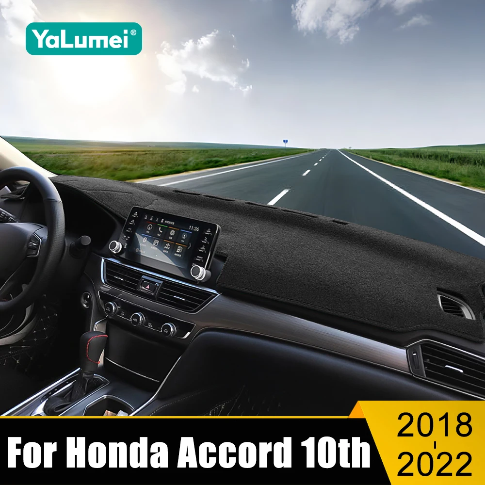 

For Honda Accord 10th 2018 2019 2020 2021 2022 Accord 10 Car Dashboard Sun Shade Cover Instrument Panel Non-slip Pad Accessories