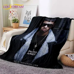 Free Anuel AA Rapper Hip Hop Singer Soft Flannel Blanket for Beds Bedroom Sofa Picnic,Throw Blanket for Outdoor Leisure Nap Gift