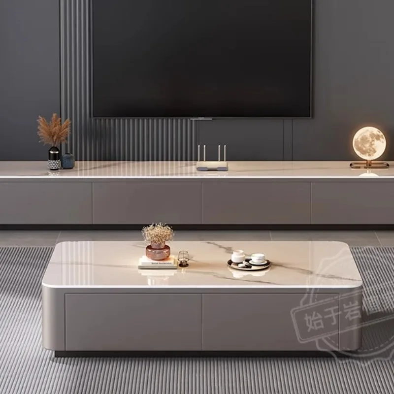 Modern Luxury Coffee Tables Designer Notebook Unique Flexible Coffee Tables Premium Italian Stolik Kawowy Home Accessories