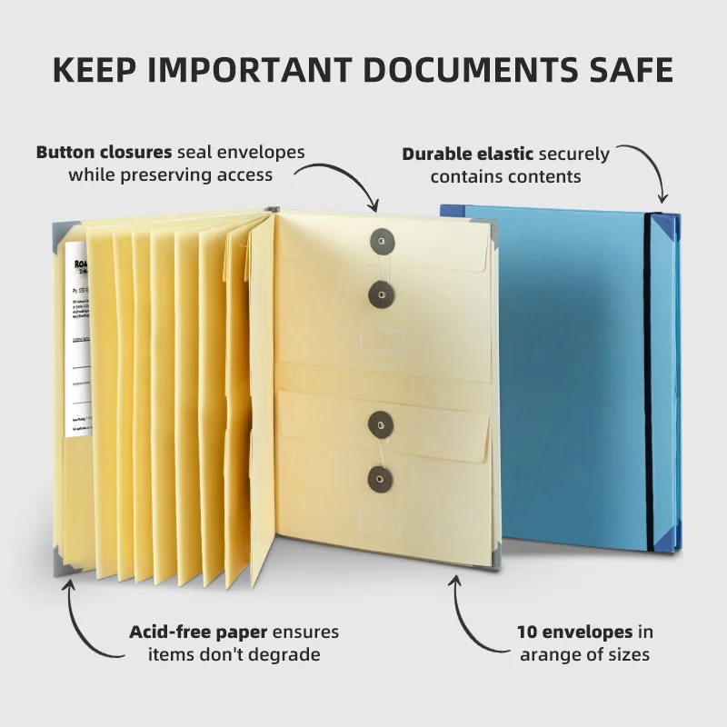 In Case I Go Missing Binder Folio Document Organizer Expanding File Folder Pockets Accordion Document Organizer Pocket Organ