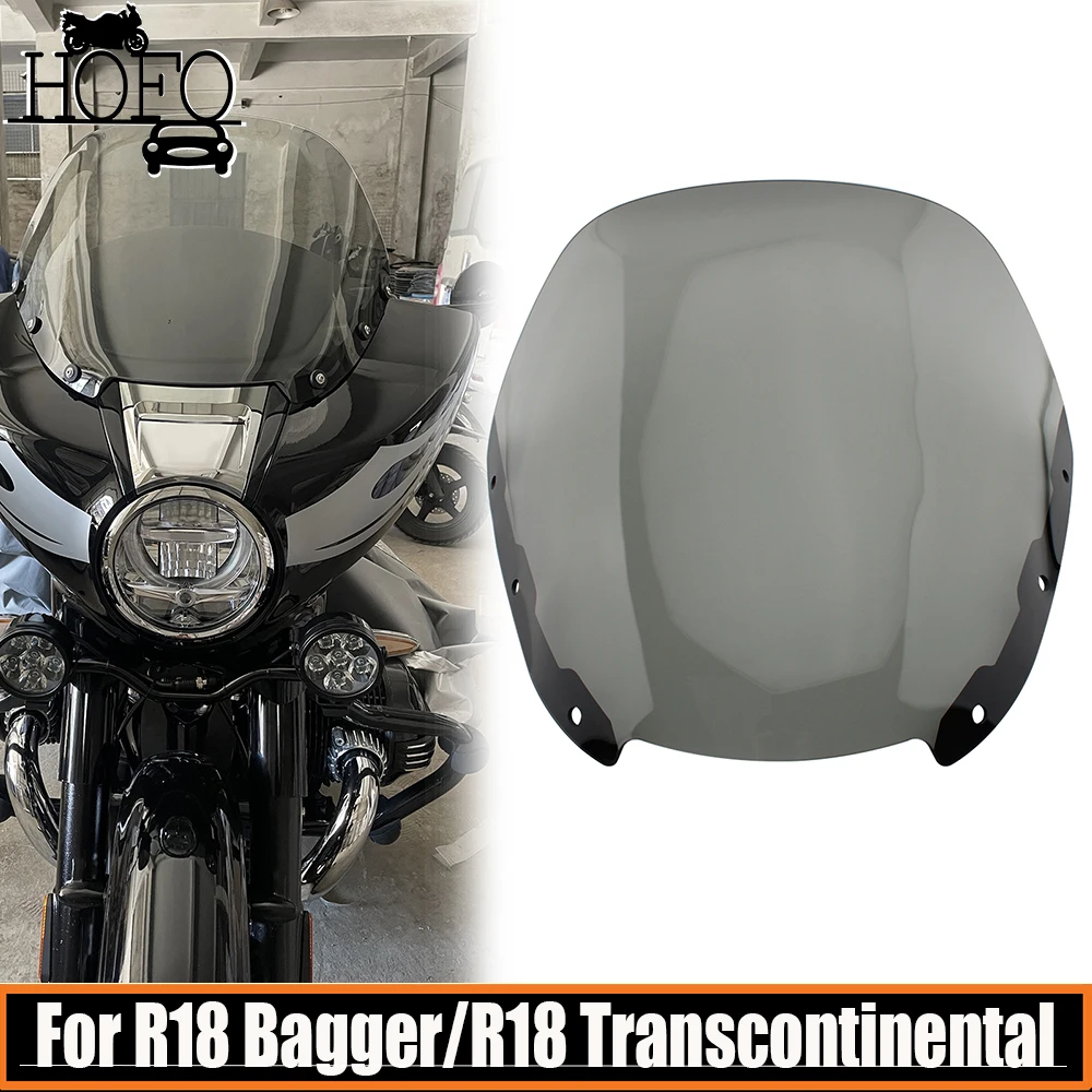 

Motorcycle Front Windscreen Windshield Cover Wind Screen Shield Airflow Deflectors For BMW R18 Bagger/ R 18 Transcontinental