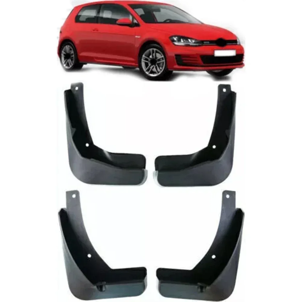 For Golf Mk7 GTD GTD Hatchback Mud Flaps Car Body Maintenance Dirt And Road Debris Protection Easy Installation