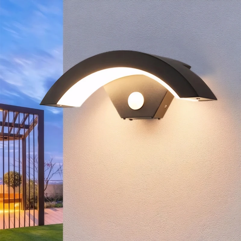 Outdoor LED Wall Light with Motion Detector,IP65 Waterproof,Wall Light,Garden Lamp, Hall Pathway Porch Terrace Entry