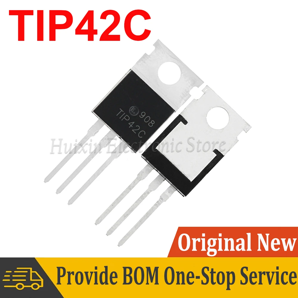 10pcs TIP42C TIP42 TO220 TO-220 Darlington PNP Transistors New and Original IC Chipset NEW