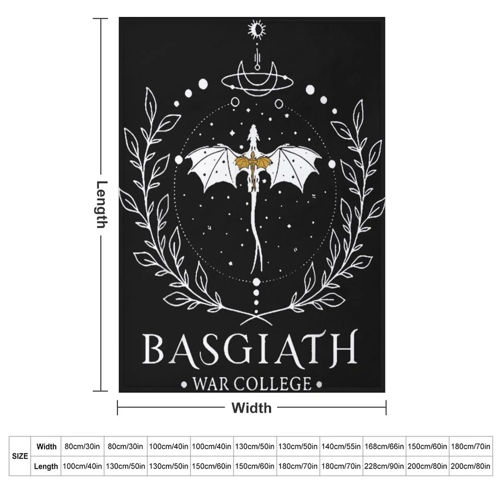 Fourth Wing Basgiath Two Sided Romantasy Dragons Yarros T-Shirt Throw Blanket bed plaid Kid'S Designers Stuffeds Blankets