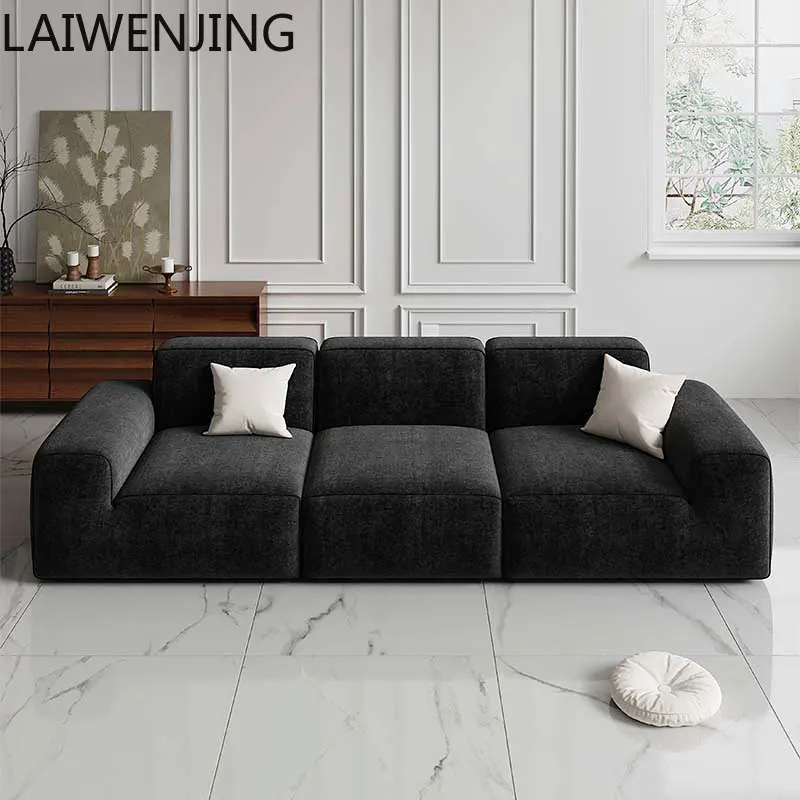 

MJY vacuum compression tofu corduroy fabric pure sponge skeleton-free sofa