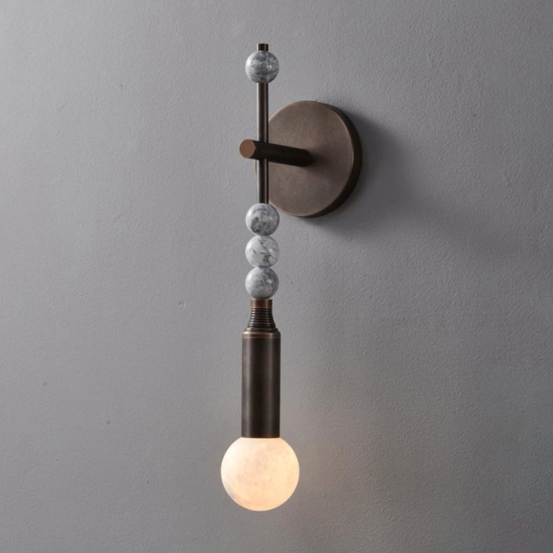 ANWGNUI الفاخرة الرجعية وحدة إضاءة LED جداريّة الشمعدان مصباح ديكور داخلي ضوء المنزل لغرفة الطعام الممر غرفة نوم فيلا غرفة المعيشة فندق #4