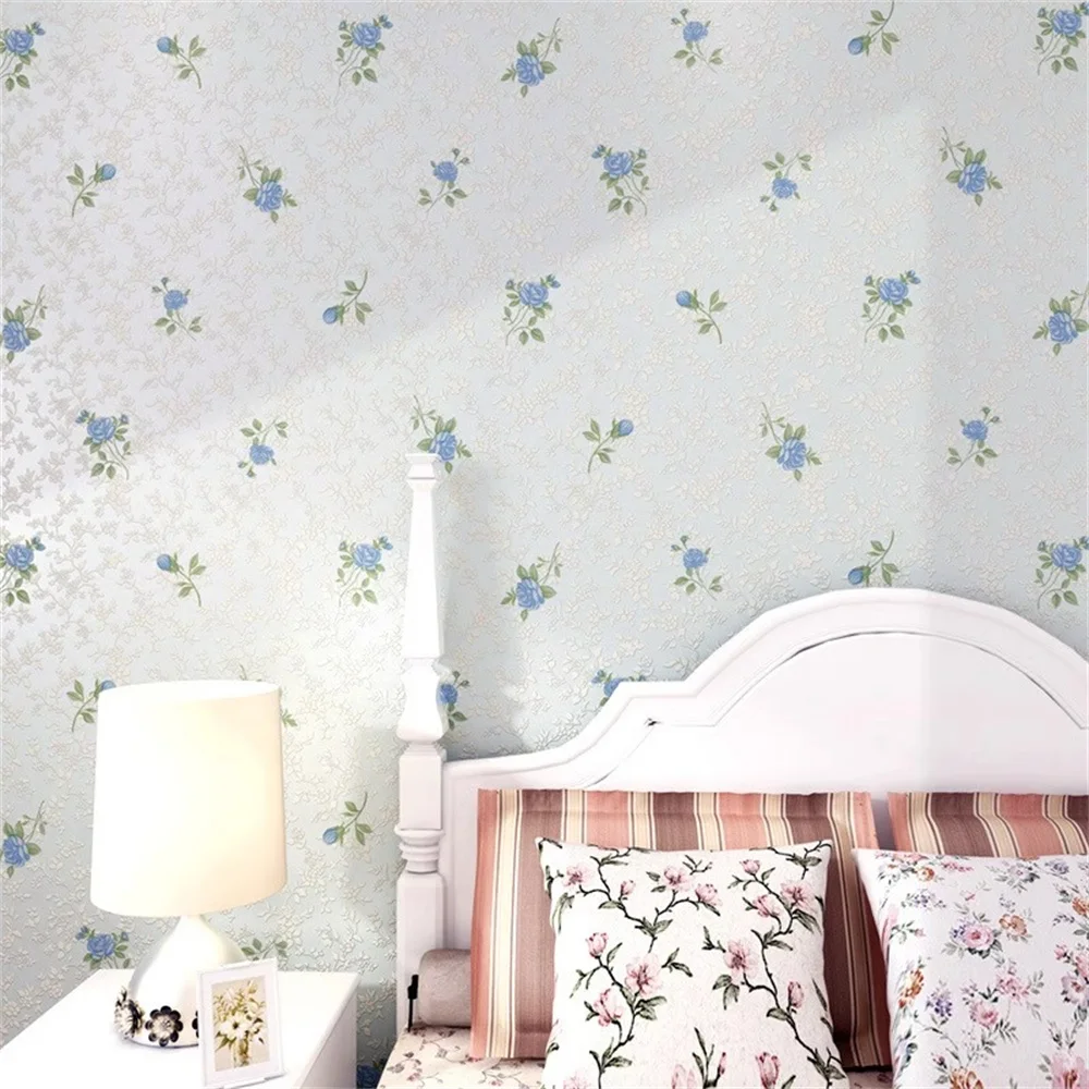 wall floral wallpaper pvc vinyl wall covering classic flower Wall paper home decoration Wallcoverings papel de parede para sala