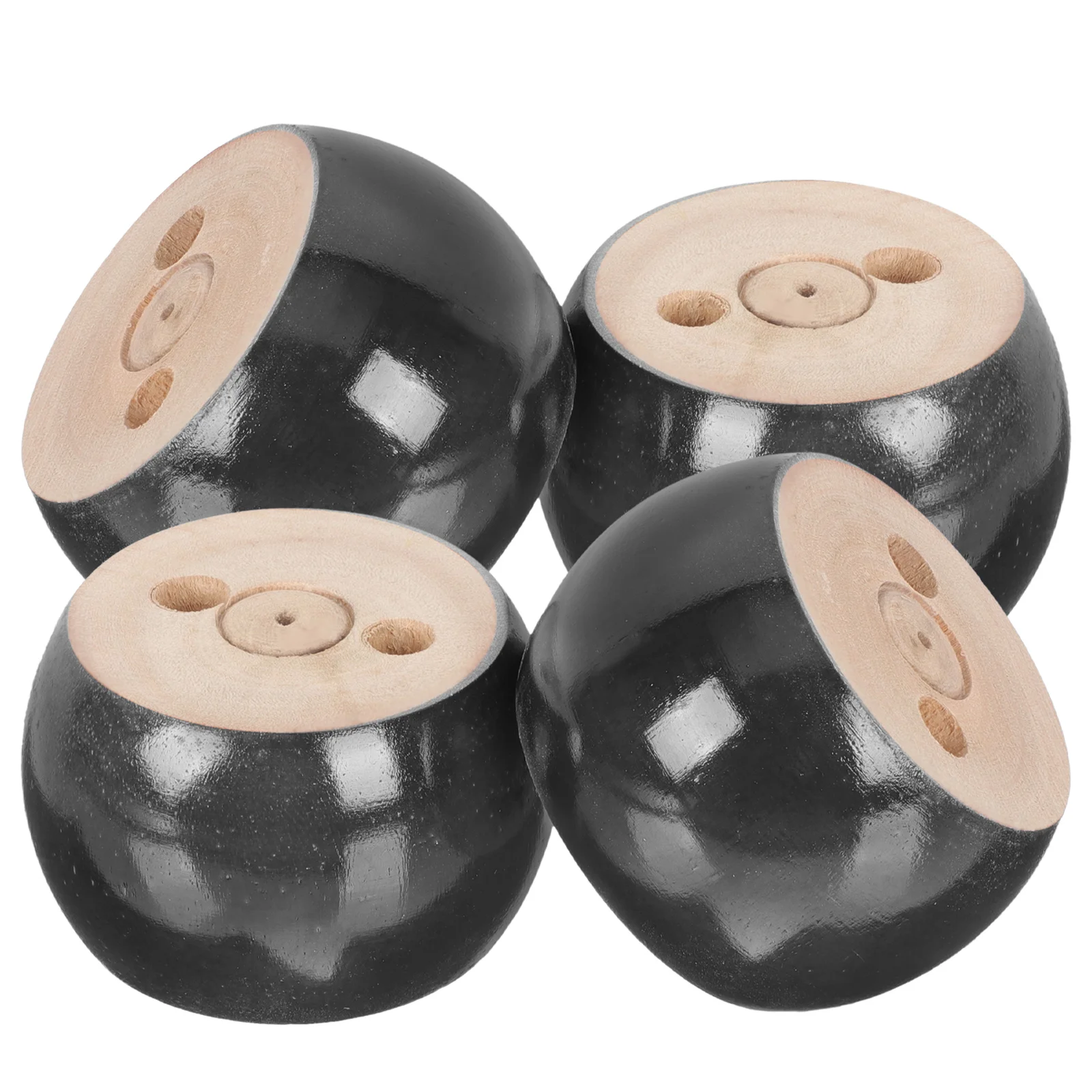 

4Pcs Wood Furniture Legs Round Sofa Couch Cabinet Replacement Feet Stable Wood Legs for Furniture Couch Feet Replacement