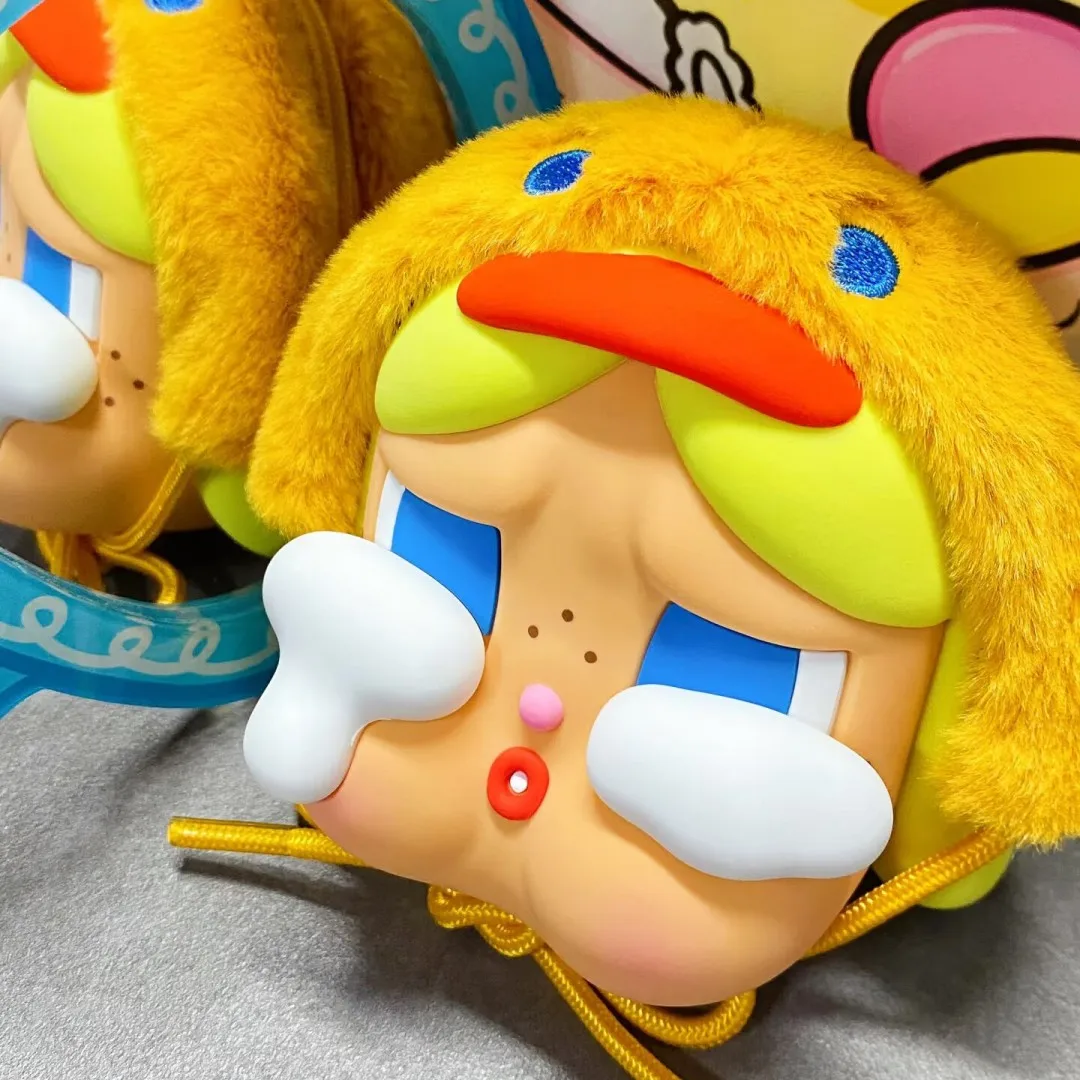 

Crybaby Crying Again Series Anime Figure Crying Duck & Crying Bear Earphone Bag Kids Toys Trendy Peripheral Birthday Gifts
