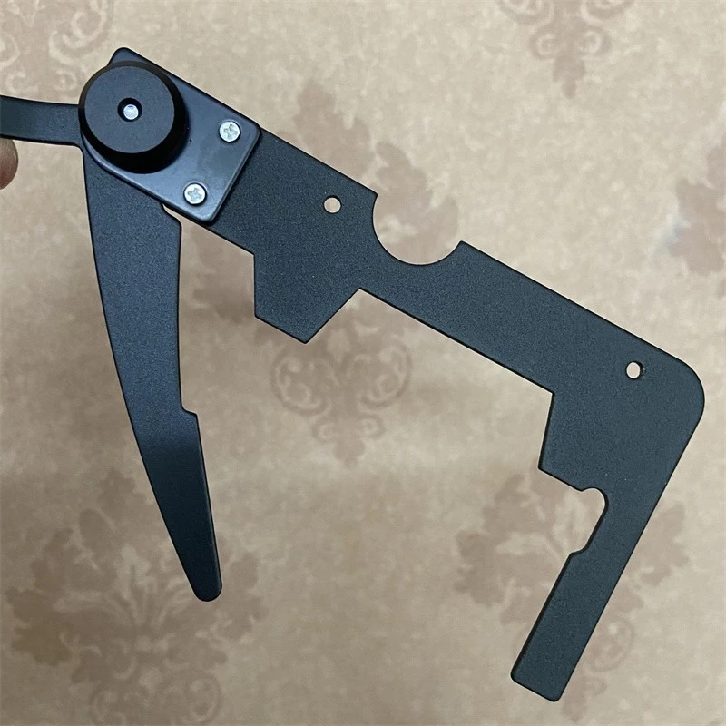 1PC 115/125mm Black and Silver Microscope Specimen Holder Double Mechanical Stage Mobile Stage Parts Microscopio Stand Tools - view 4