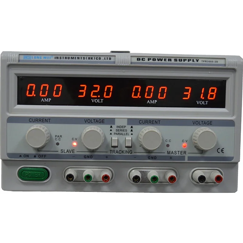 Laboratory Linear DC stabilized power supply dual output 30V 5A transformer