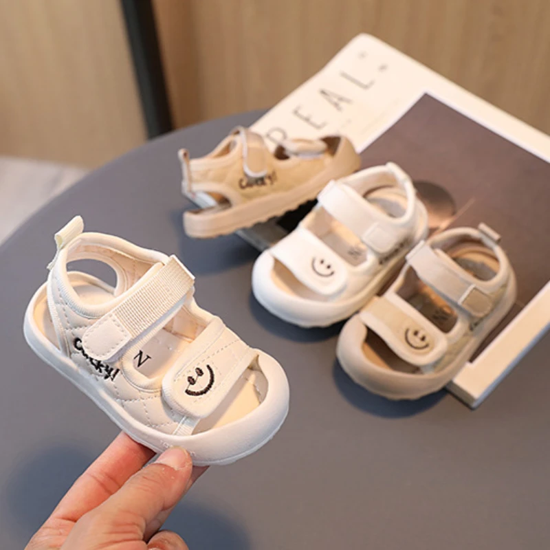 Sandales coordonnantes à l'offre elles souples pour bébé garçon et fille, chaussures d'athlétisme décontractées pour l'extérieur et la plage, nouvelle collection été