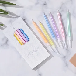 Hot selling Paris and Rome streamer birthday candles beads gradient threads candy colors creative party cake decorations