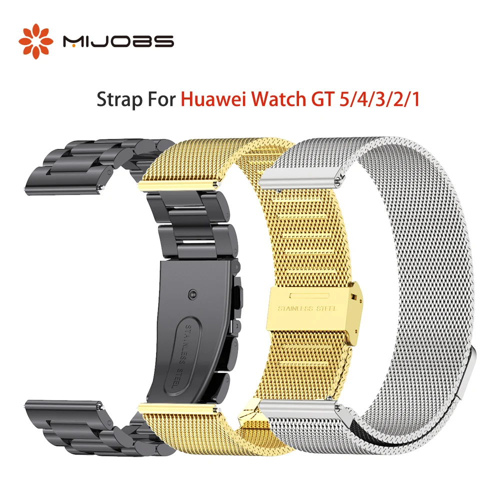 Strap Für Huawei Uhr GT 5 4 3 2 1 Metall Armband Für Huawei Uhr GT Serie Smartwatch 20mm und 22mm Armband Zubehör