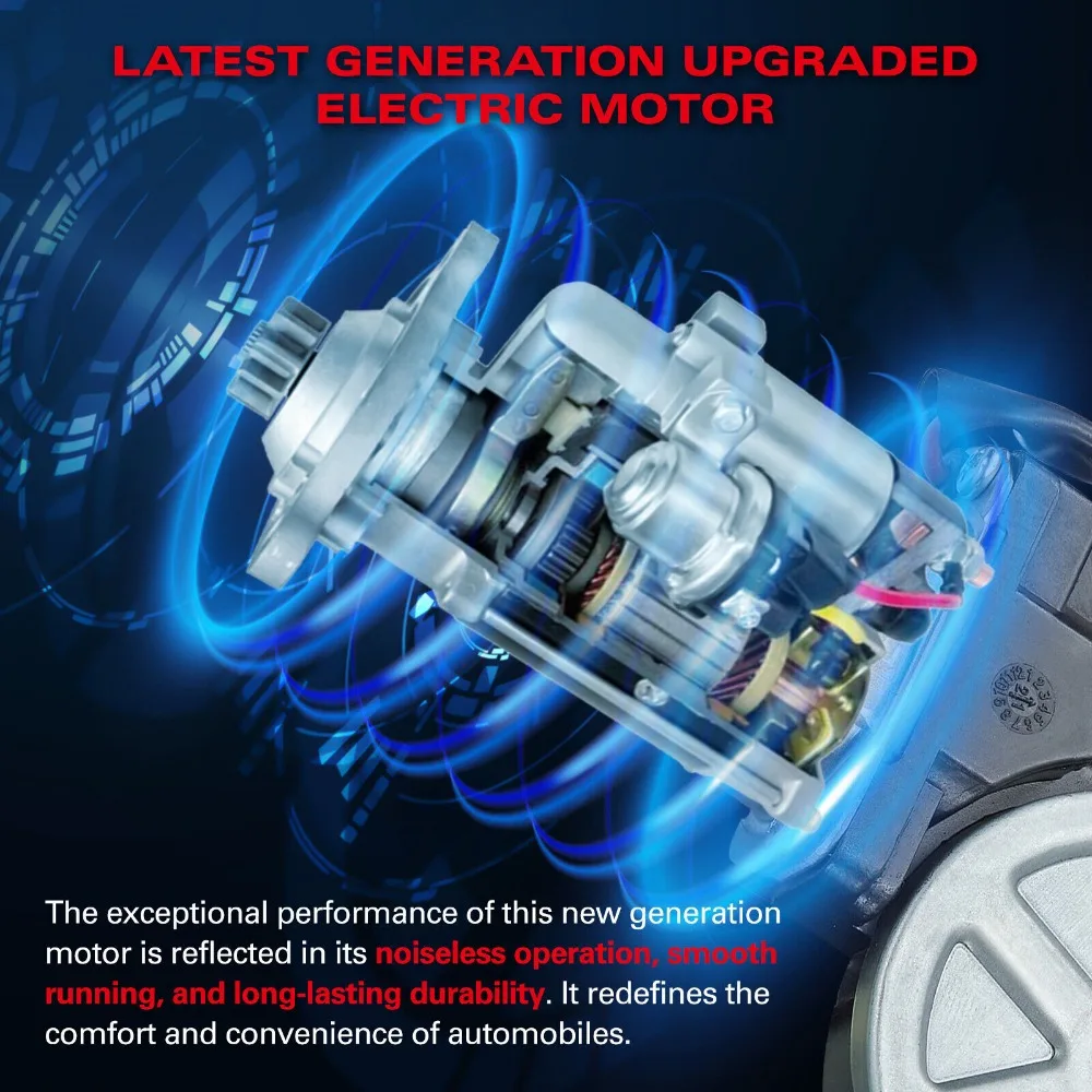 مناسب لسيارة Honda 1996-2000 منظم النافذة الأمامية اليمنى سيفيك مع محرك 741-736