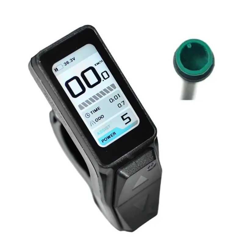 

AS98-M210C MINI Electric Bike Display 1.6 Inch LCD, 36-58V Electric Bicycle Component, Protocol No. 2