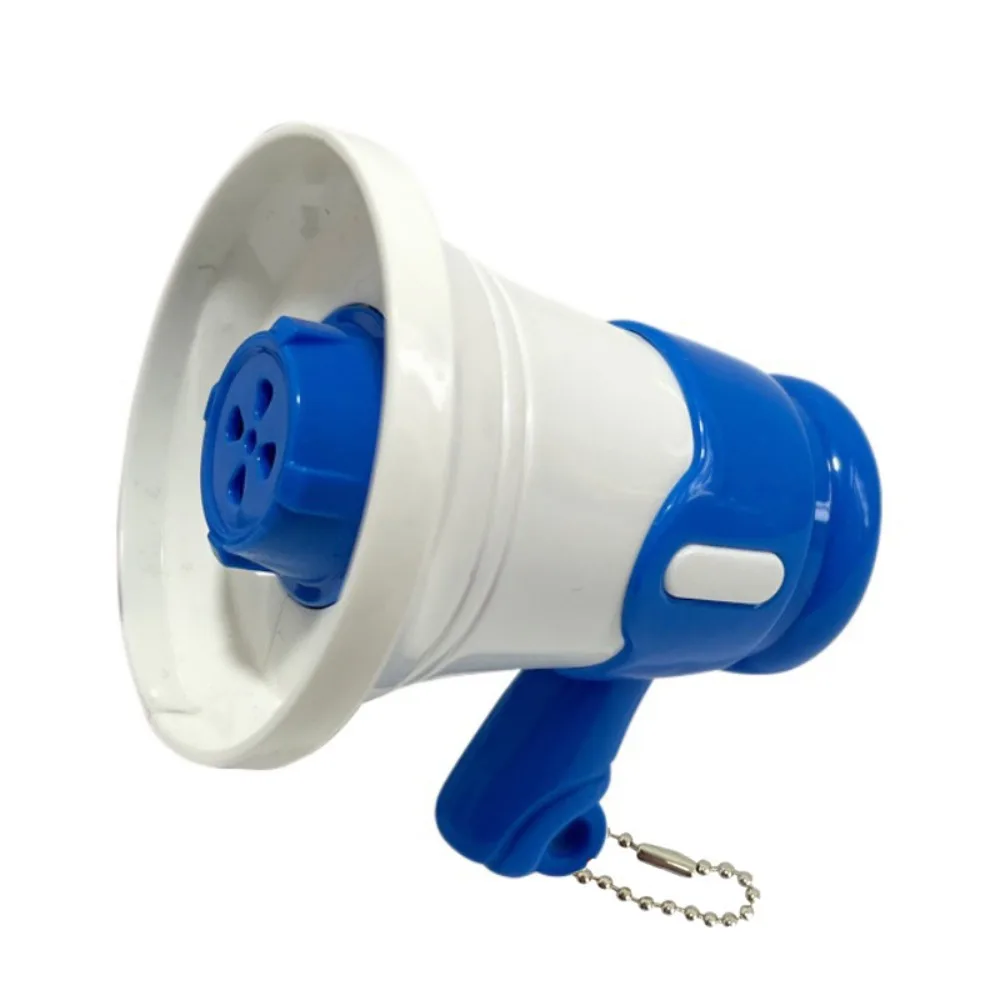Loudspeaker Music Trumpet Key Chain Recording Speaker Music Keychain Pendant Music Box Commemorate Handheld Speakers