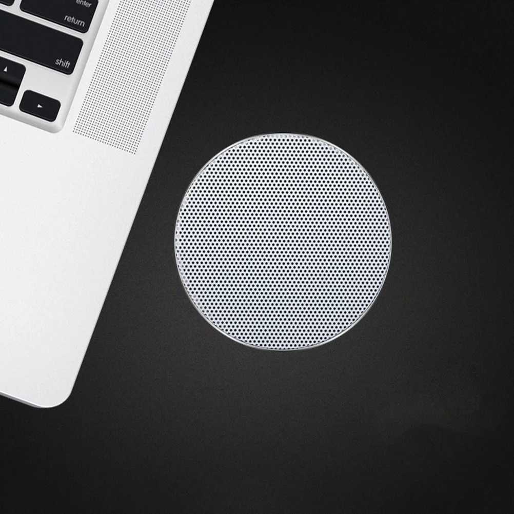 

Aluminum Alloy Wireless Speaker Mini Metal Outdoor Portable Speaker Blue LED Lights Support Fm Radio Outdoor