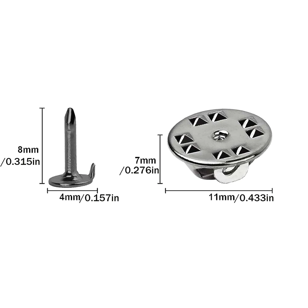 200Pcs Butterfly Clutch with Blank Pins Backs Tie Tacks Replacement for DIY Craft& Badge Jewelry Making -Locking Pin Backs