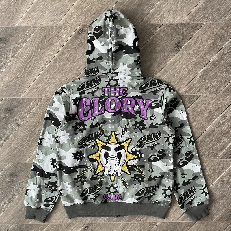 Glo Gang The Glory Full Zip Hoodie - AliExpress 200000343