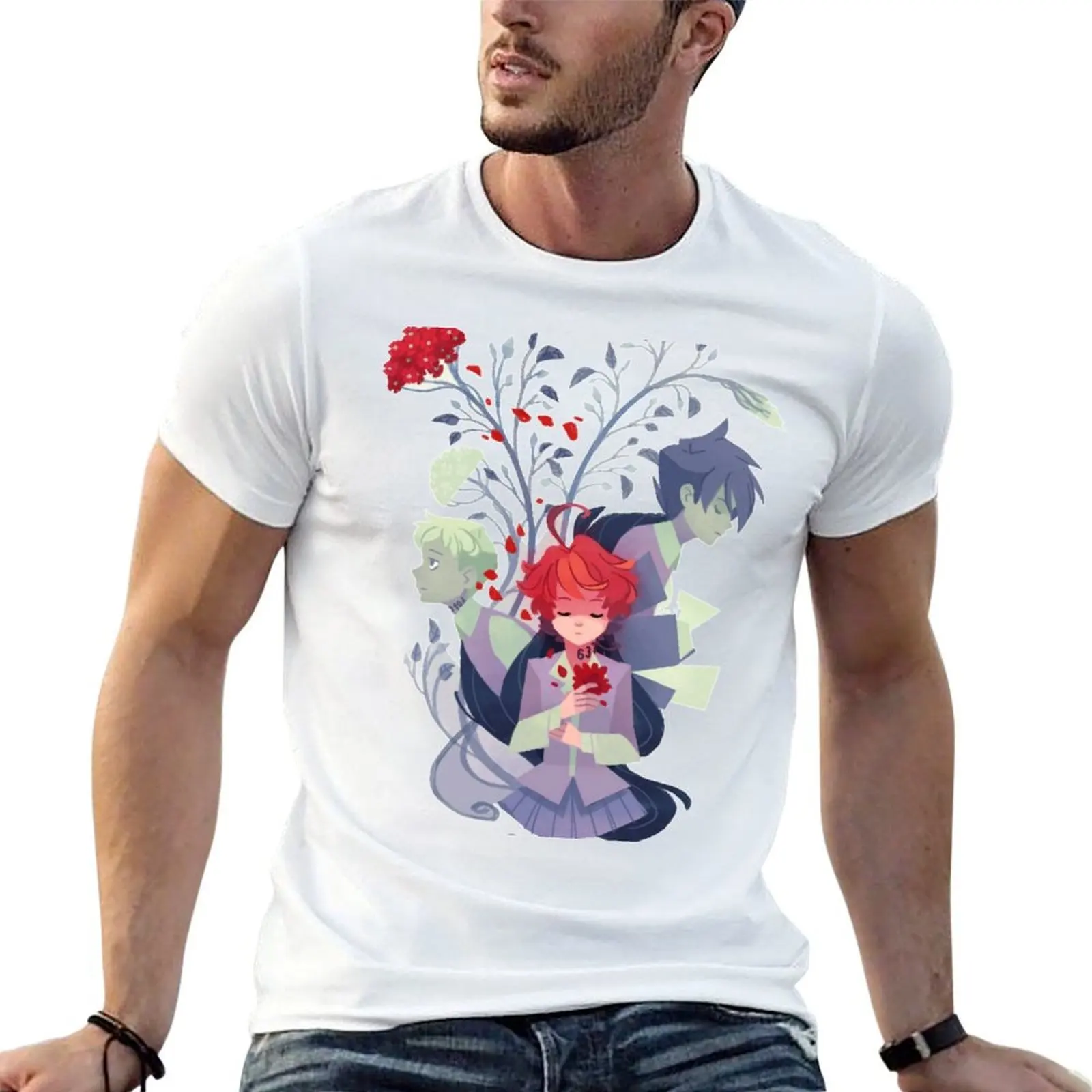 

cotton man shirt t T-Shirt Norman Ray , cute man heavy Promised shirt for The Emma Neverland t &